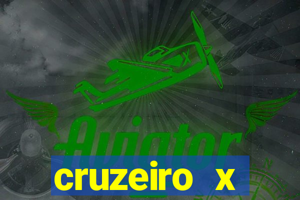 cruzeiro x palmeiras palpite